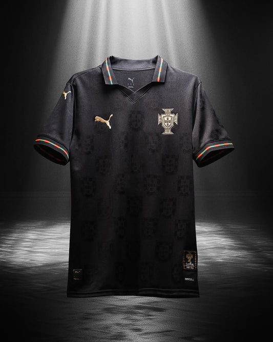 Portugal Black Panther Jersey [Player Version]